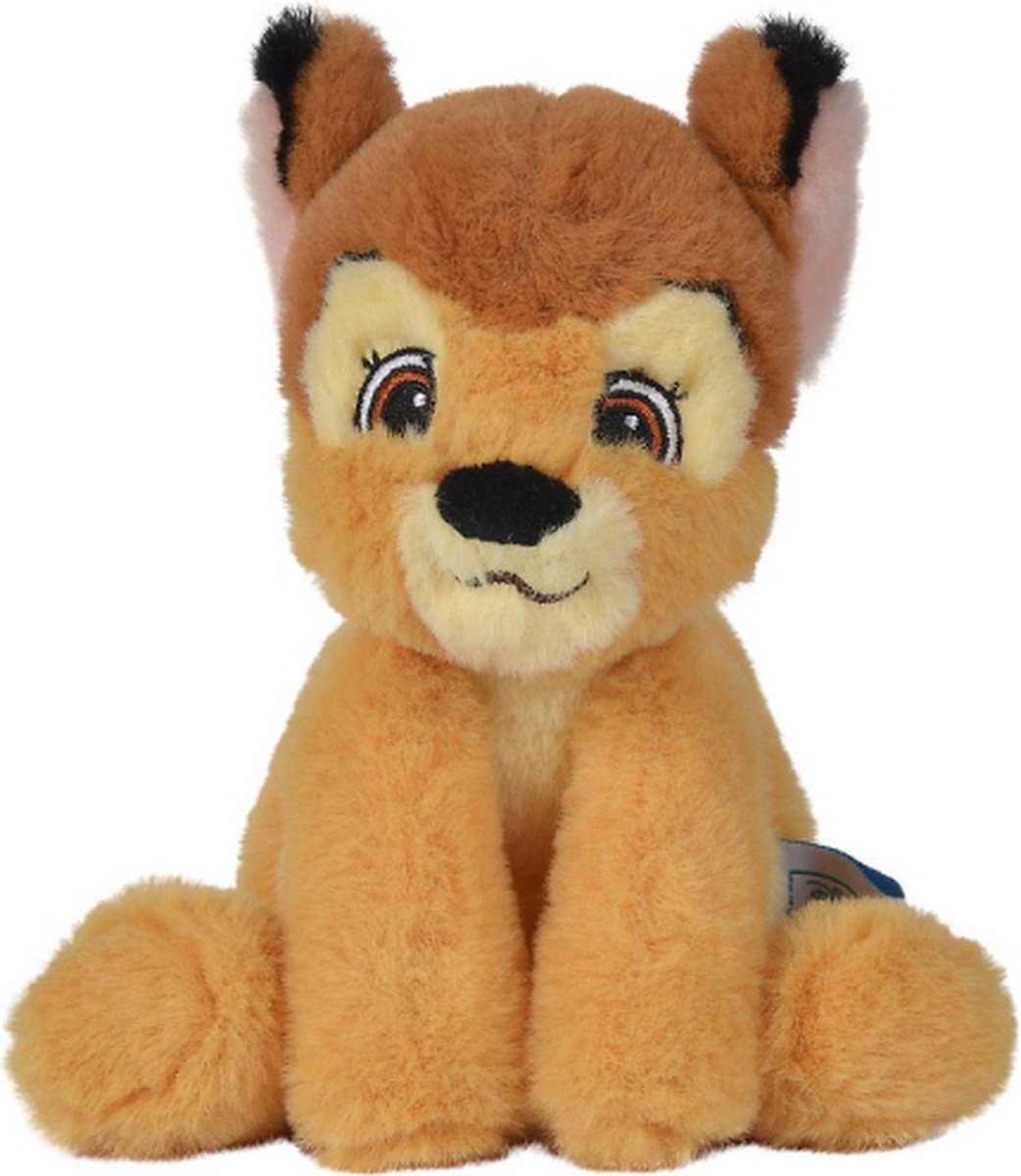 Bambi Super Soft Disney Pluche Knuffel 30 cm {Disney Plush Toy | Speelgoed Knuffeldier Knuffelpop voor kinderen jongens meisjes | Dombo, Stampertje, Dalmatiers, Lady Vagebond, Bambi, Marie}